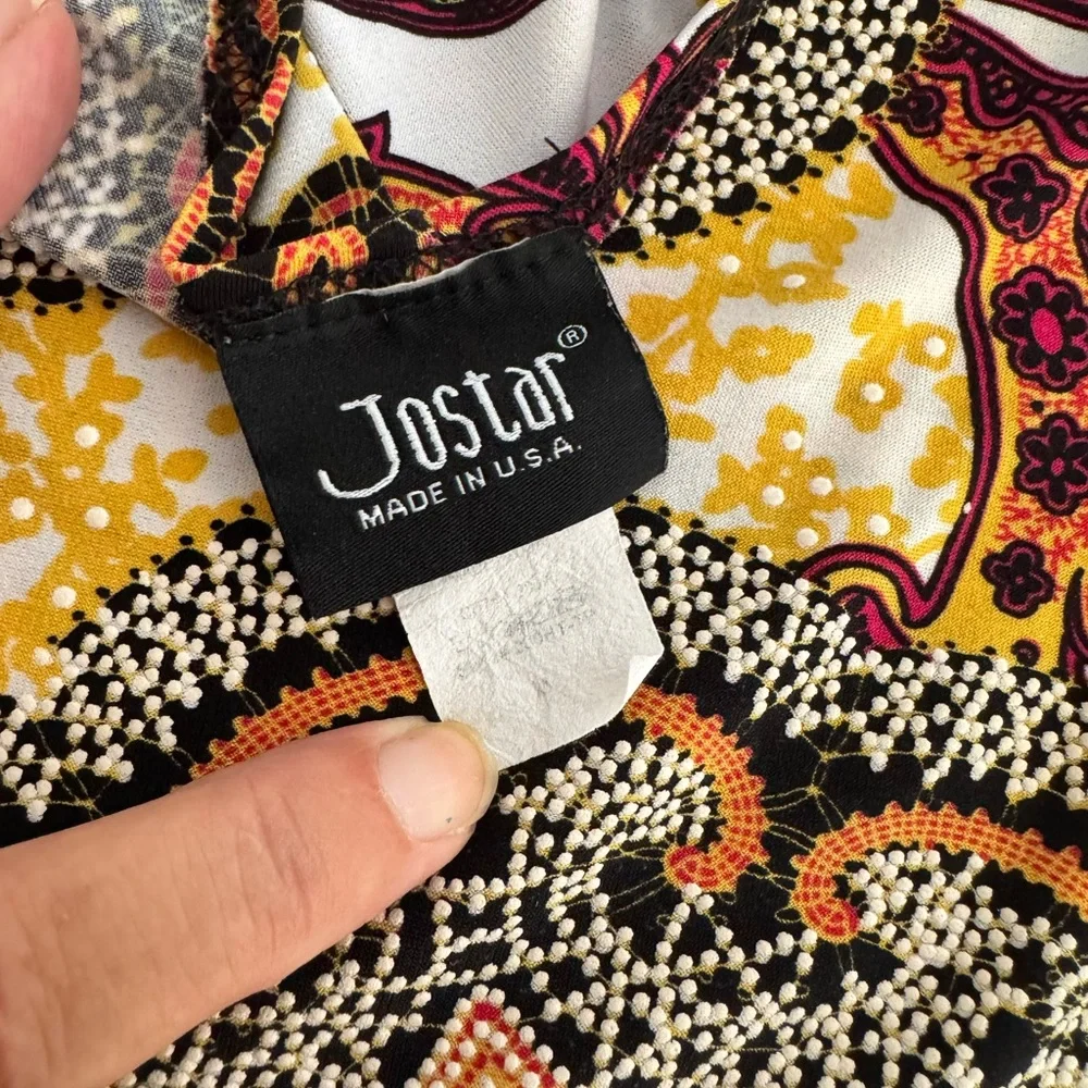 JOSTAR SLINKY SHARK HEM SLEEVELESS TOP TUNIC - Picture 6 of 7